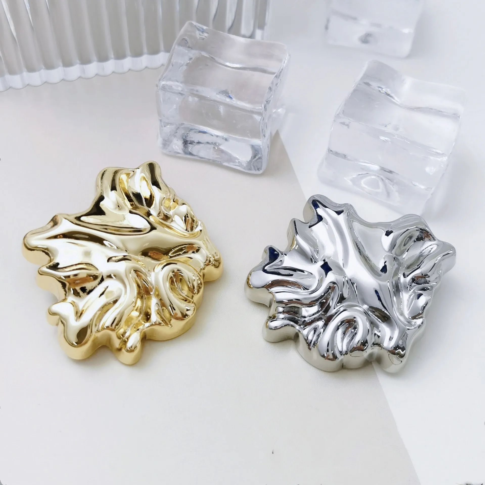 

Большие металлические пуговицы неправильной формы, 40 мм, сделай сам, 6 шт./лот, аксессуары с хвостовиком неправильной формы, пуговицы