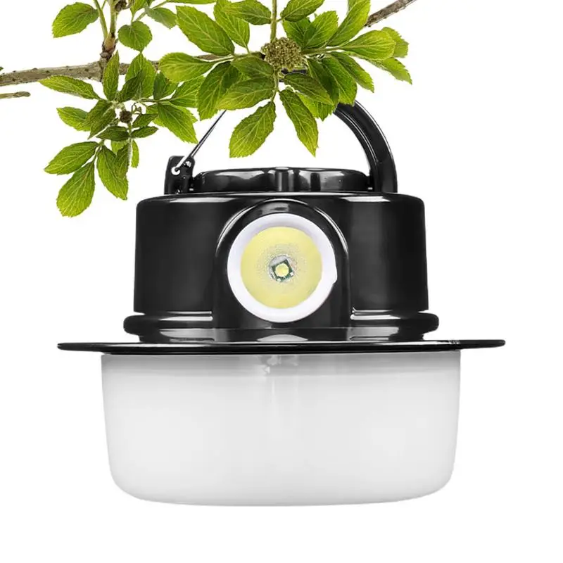 

LED Tent Light Rechargeable LED Camping Lantern Portable With Hook Waterproof 3 Lighting Modes Outdoor Lamp For Power Outages