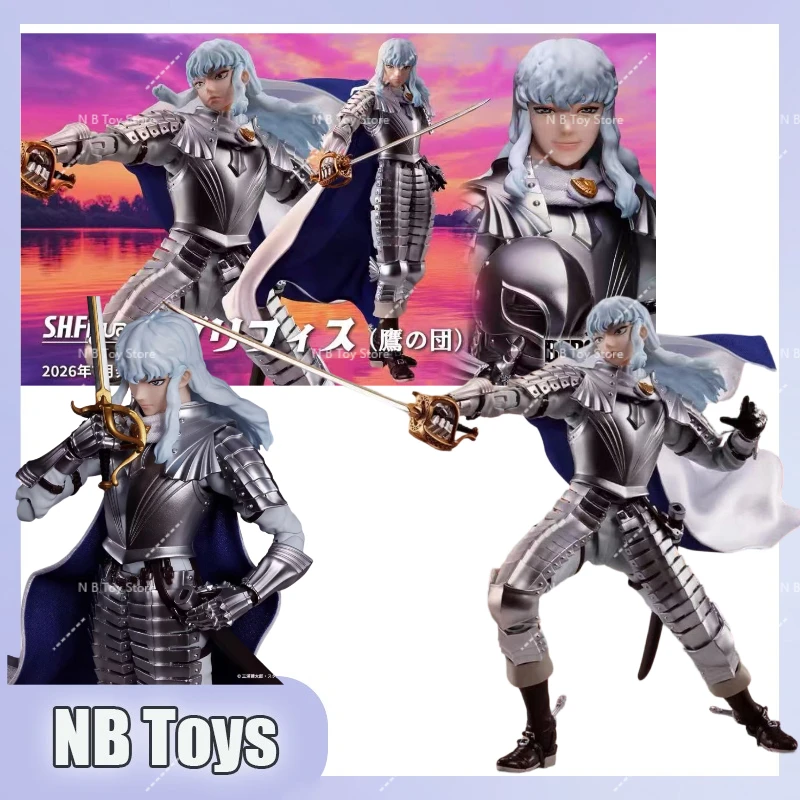 

Оригинальные фигурки BANDAI Berserk S.H.Figuarts SHF GRIFFITH, коллекционные модели игрушек