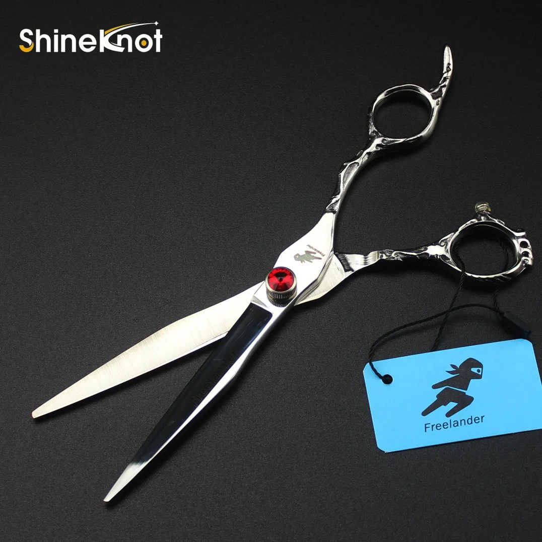 SHINEKNOT My-707.0-Inch Bright Maya Handle Pet Clipper Pet Beauty Clipper Straight Clipper Tooth Clipper Fishbone Teeth Clipper