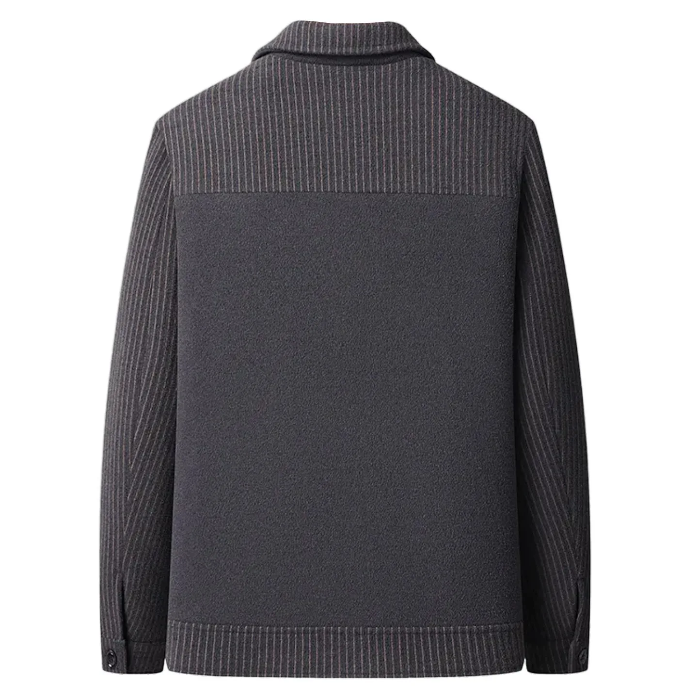 الرجال الشنيل معطف الشتاء الدافئة صوف مبطن سترة قصيرة منتصف العمر أبي مبطن معطف القطن الذكور في الهواء الطلق يندبروف سترة رياضية