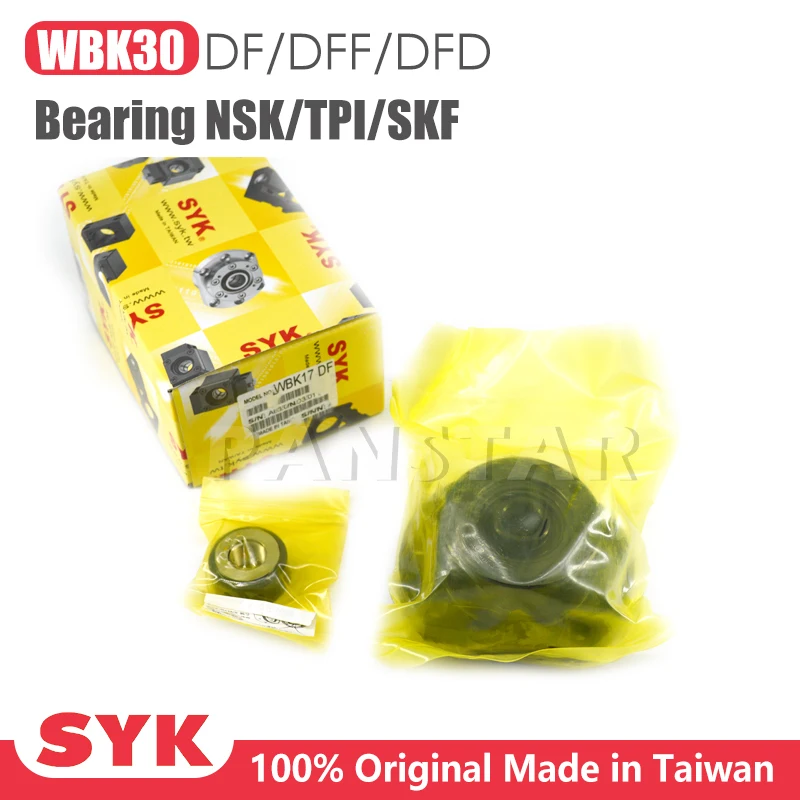 SYK WBK30 Unidad de soporte de carga pesada de Ultra alta calidad P4 rodamiento TAC Japón NSK TPI Suecia SKF husillo de bolas TBI HIWIN tierra C3C5 R30