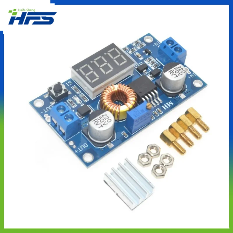 

5A 75W XL4015 DC-DC Converter Adjustable Step-Down Module 4.0-38V to 1.25V-36V DIY Adjustable Power Supply