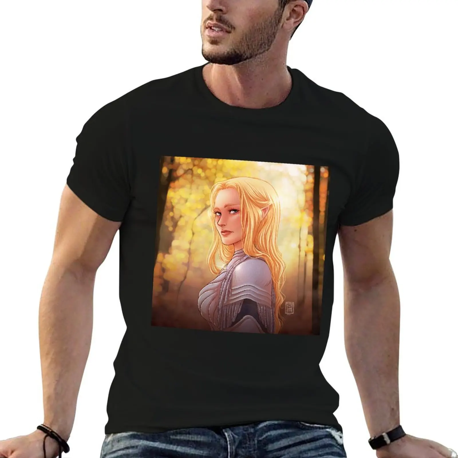 

Galadriel - The Rings of Power T-Shirt cotton t shirts man 100% man t shirts for men man t shirt graphic T-Shirt