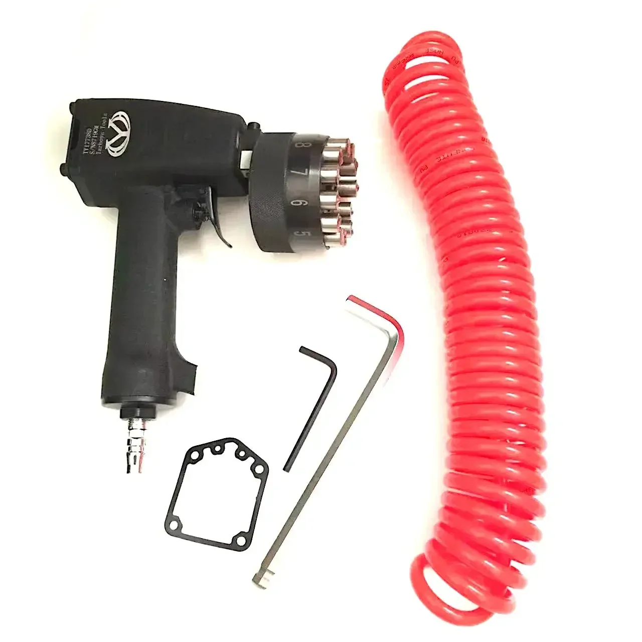 Rotary Pneumatic Impact Marking Machine Por Metal Plate Coder Marker for Cylinder VIN Code Number Marking Car Repair