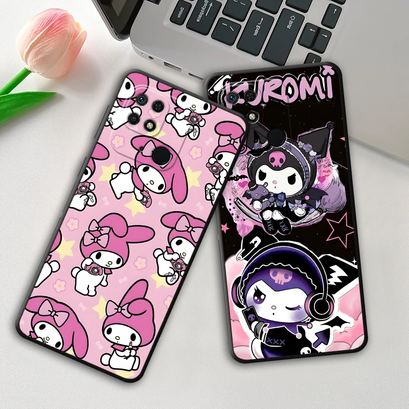 الكرتون لطيف Pochacco قضية الهاتف ل Xiaomi Poco C40 C50 X7 C71 C75 M5s M7 C51 C61 M3 M4 Pro F3 F7 X5 X3 NFC X4 Pro لينة قذيفة