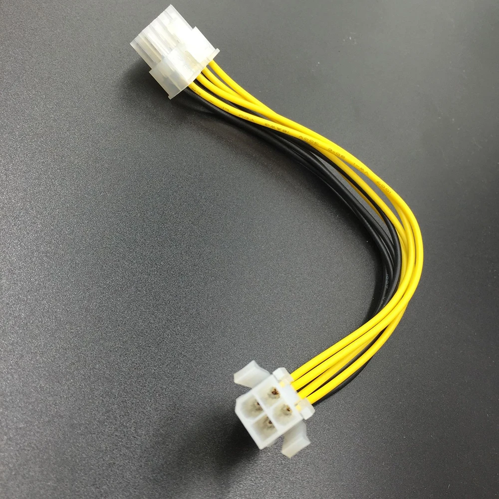 ATX 4 Pin Female to 8 Pin Male EPS CPU Power Adapter Cable for Desktop Motherboard High Speed Stable Power Supply Extension Cord