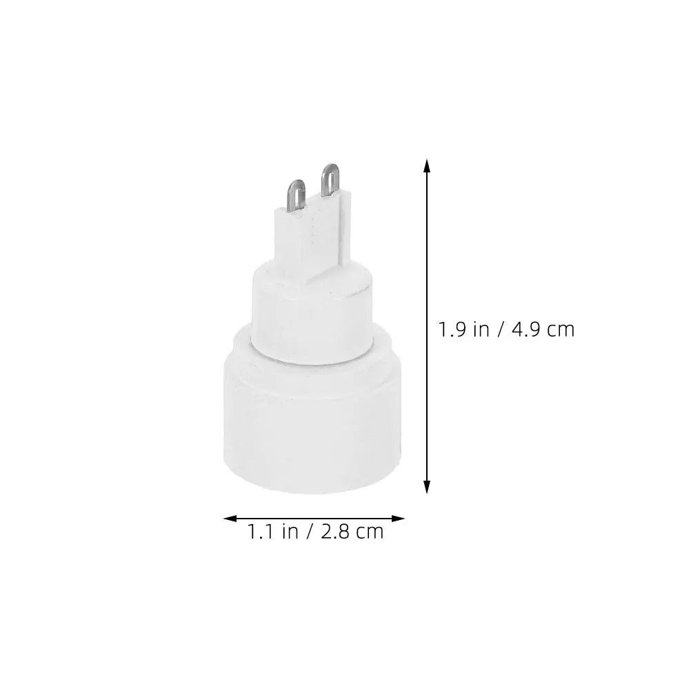6 قطعة G9 إلى E14 لمبة قاعدة محول مأخذ التوصيل حامل مصباح محول تركيب المصابيح تمديد للمنزل الإضاءة المدمجة لهب #5