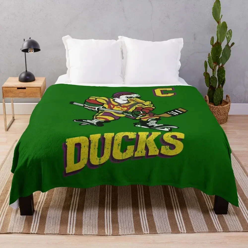 Ducks Captain Jersey Throw Blanket Hairy Quilt Sofas Bed covers Blankets