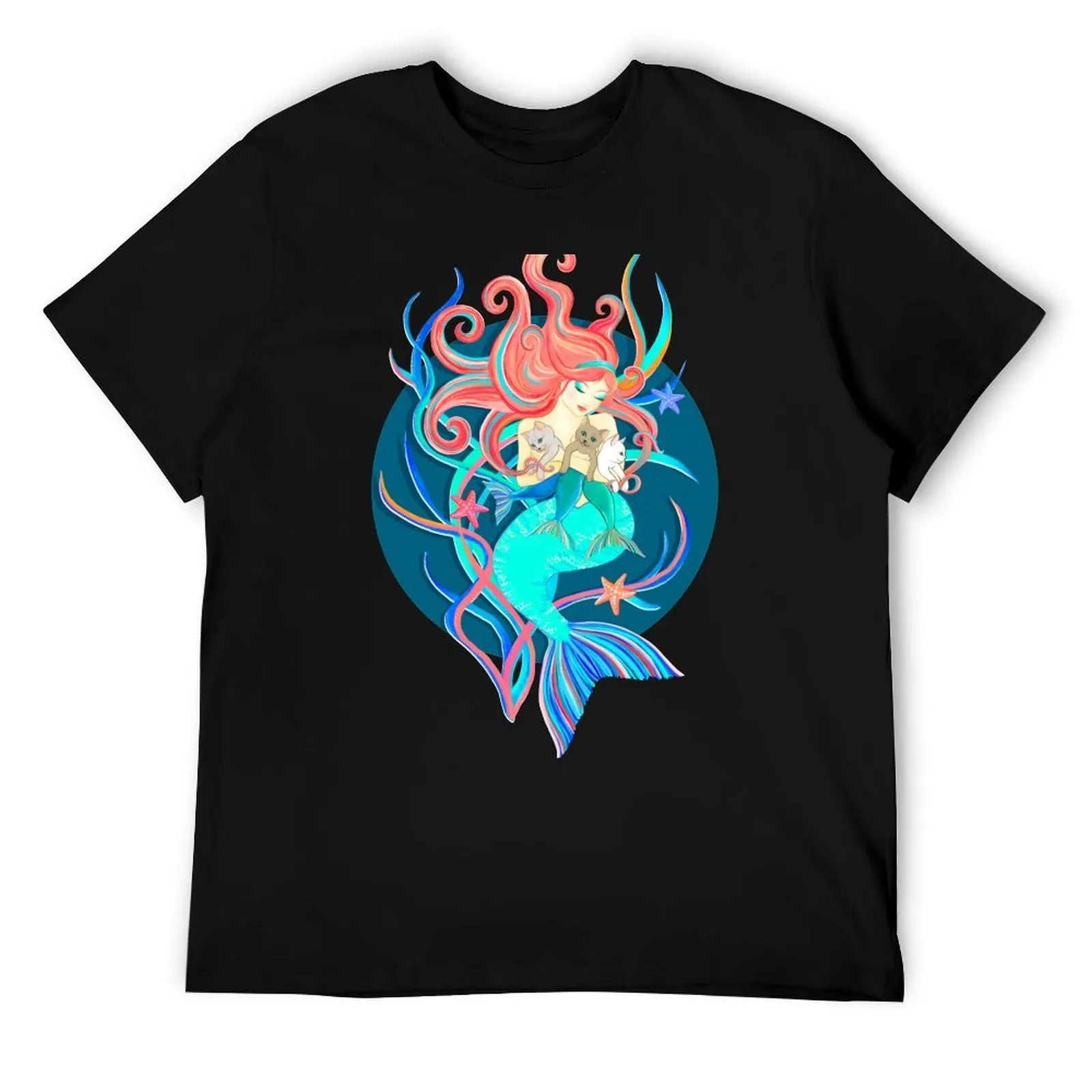 

Crazy Mercat Lady T-Shirt cotton t shirt man funny t shirts cotton T-Shirt