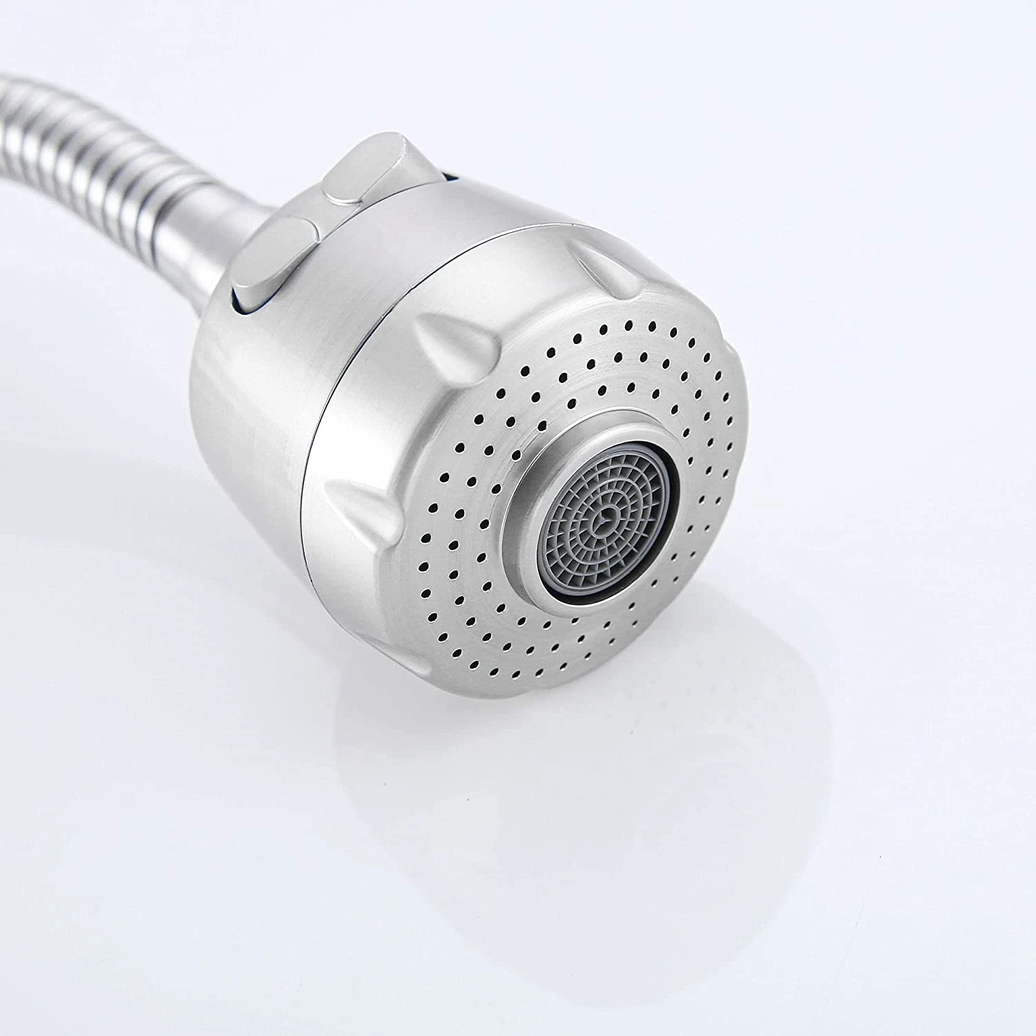 Hot Wall Mount Kitchen Faucet 8 Inch Center ,With Dual Function Flexible Sprayer,Mixer Stainless Steel Constructed Bar Tap