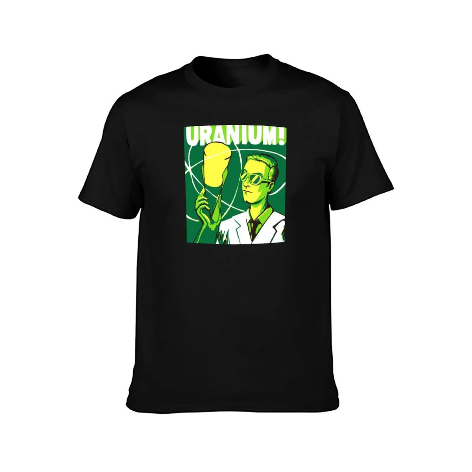 Uranium Man Scientist T-Shirt Work Wear Short Sleeve T-Shirt