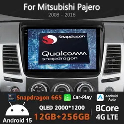 Android 15 Car Radio For Mitsubishi Pajero Sport 2 2008 - 2016 L200 4 2006 - 2015 Triton 2006 - 2014 Multimedia Video Player 4G