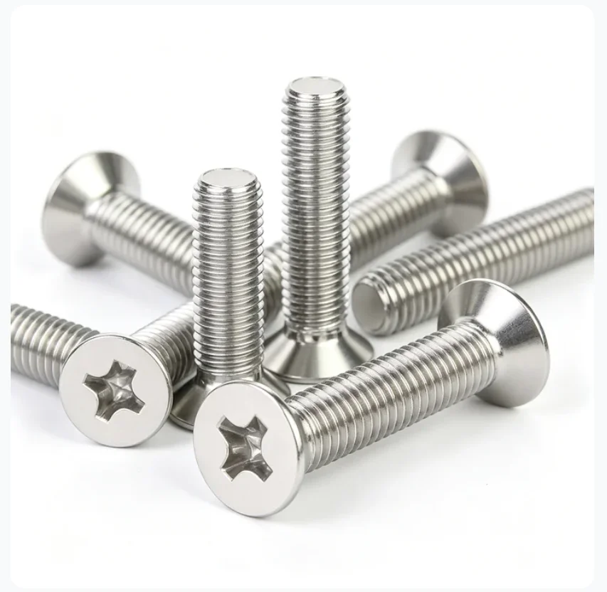 100/50/20/10/5pcs M4 Phillips Flat Countersunk Head Screw Bolts Length 4-180mm m4screw boltm4 bolts