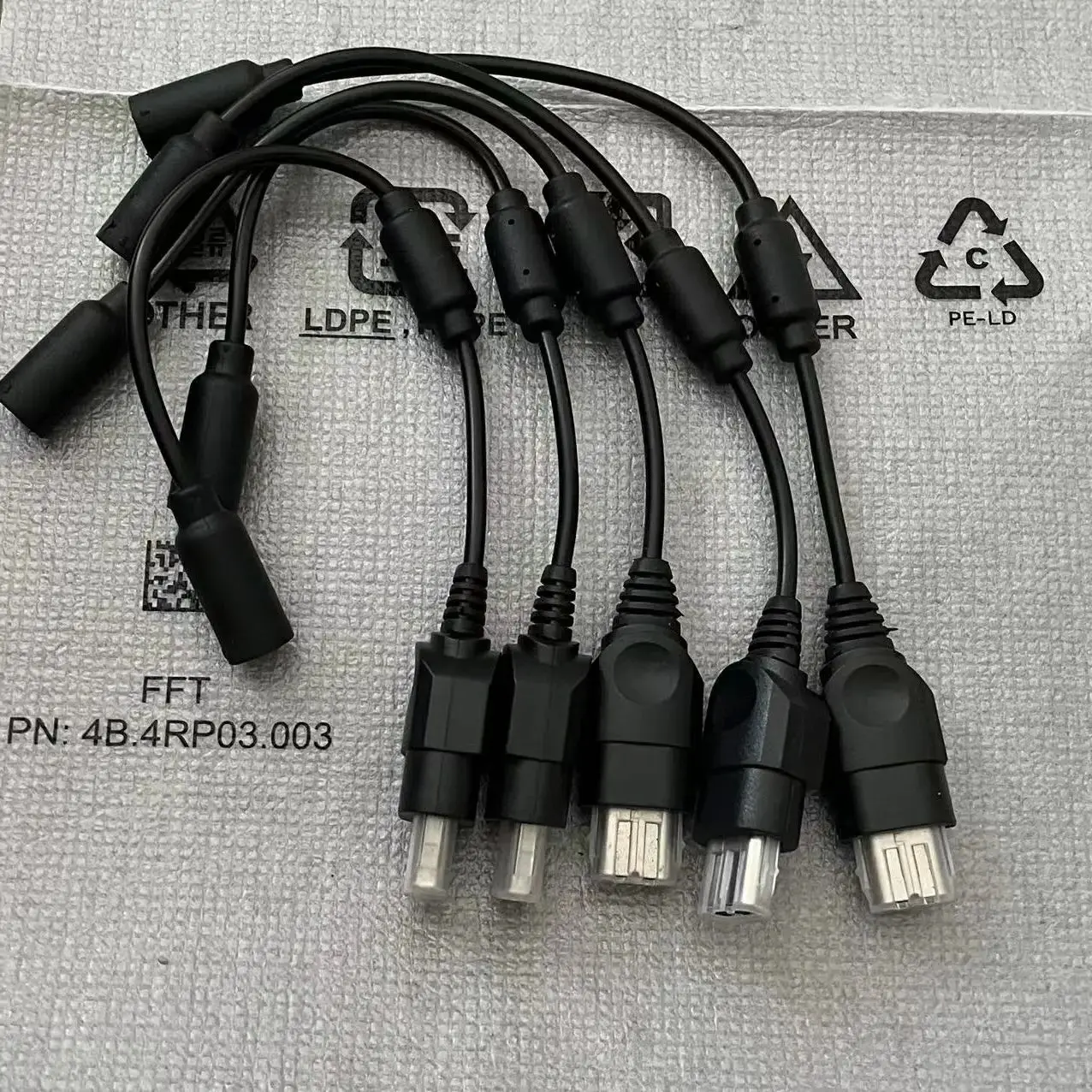 Controlador com fio para Xbox, Gamepad, Acessórios do jogo, Breakaway Cable, Adapter Line, 5 Pcs