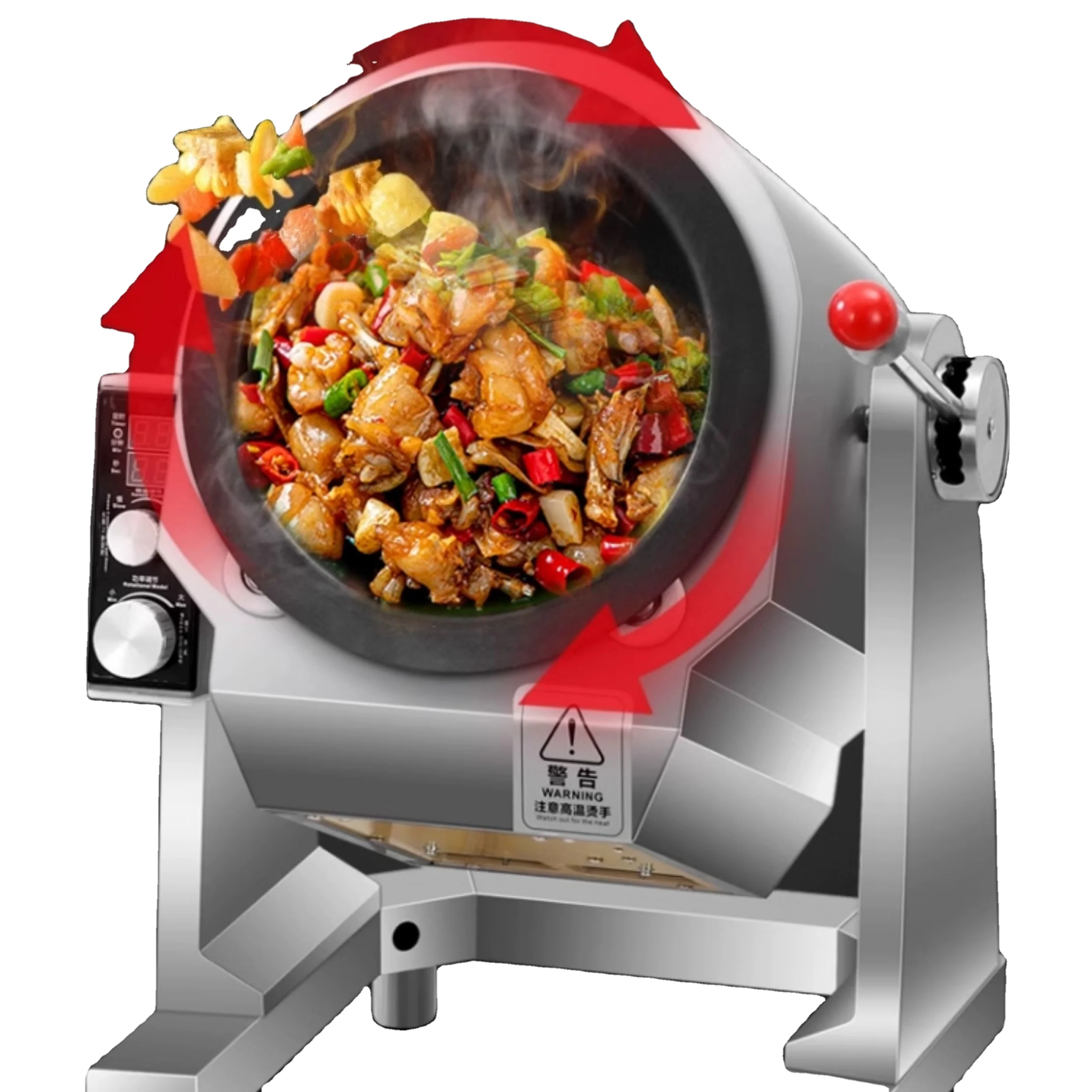 

Автоматическая машина для жарки риса из нержавеющей стали, 15 л, интеллектуальная электрическая машина для приготовления фруктов в китайском еде, ресторан