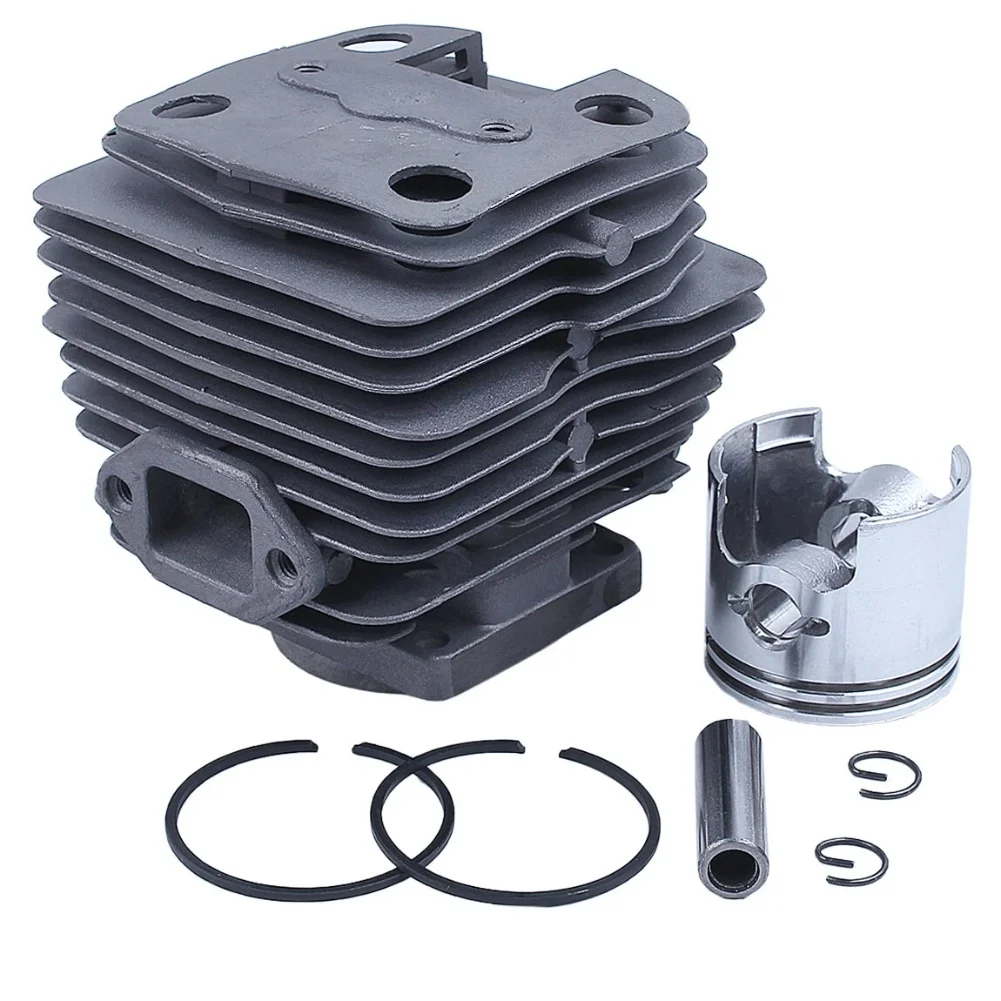 Engine Cylinder for piston Kit for Zenoah G4K G35L G45L G43L BC4310 4302 Trimmer Replacement Part to Maintain Engine Efficiency