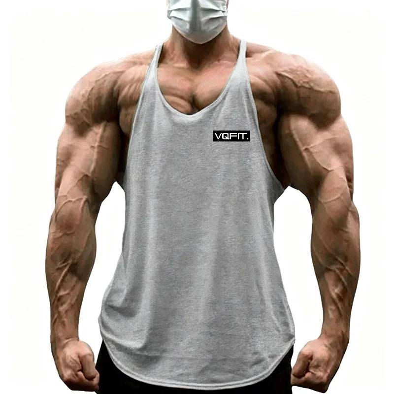Men's Moisture Wicking Gym Vest Quick Dry Racerback Sleeveless Running Tank Top Athletic Workout Shirt For Training