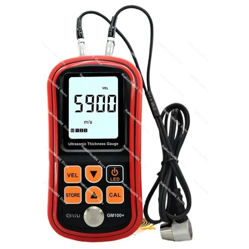 Standard Intelligence Gm100 Ultrasonic Thickness Gauge Digital Display Glass Thickness Gauge Tester Gm130 Steel Plate Wall