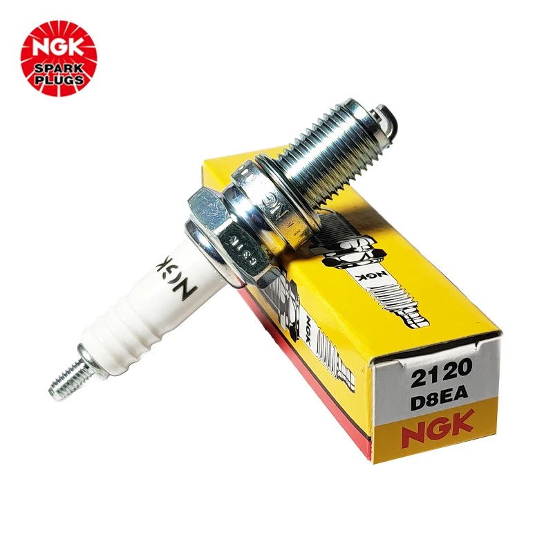 NGK motorcycle spark plug D8EA 2120 single support suitable for new continent Honda Wuyang Honda Dajiang motorcycle Yamaha(1pcs)