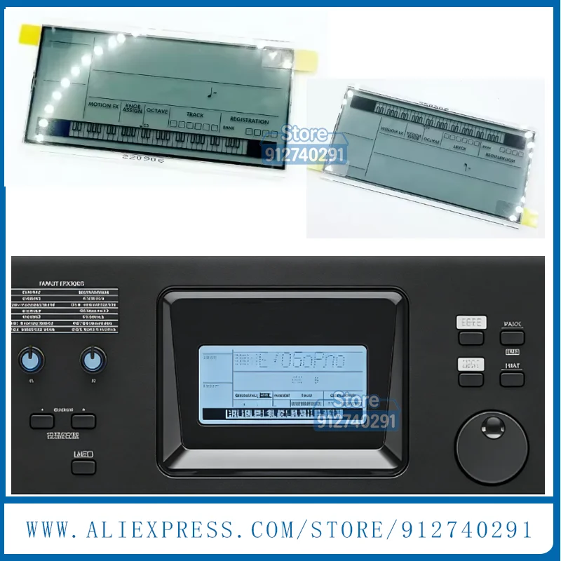 LCD Display Screen For YMH PSR-E473 PSR E473 61 Key PSR-EW425 PSR EW425 76 KEY LCD Matrix Display Screen Repair