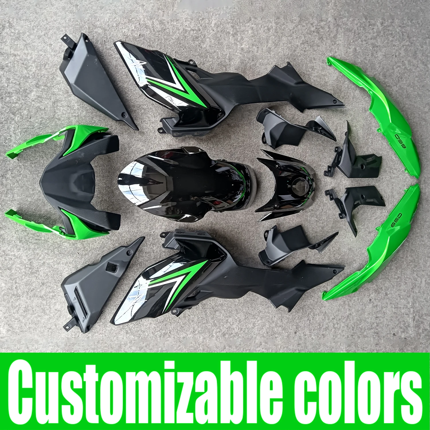 Fit For Kawasaki Z650 2017 - 2019 Motorcycle Accessories Abs Plastic Fairing Kit Set Z 650 2018 17 18 19