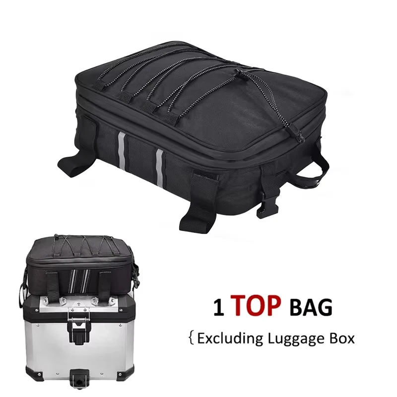 Für BMW R1200GS R1250GS F750GS F850GS Motorrad Topcase Seitentaschen Hecktasche Gepäckset 3-teilig