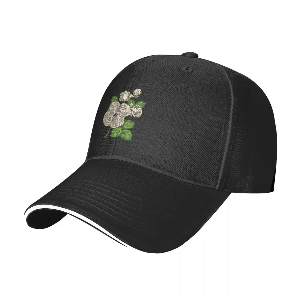 

Cream Quartered Rose Bloom Full 26-40 Petals In 3+ Rows Baseball Cap fishing hat Streetwear Baseball Men Women's