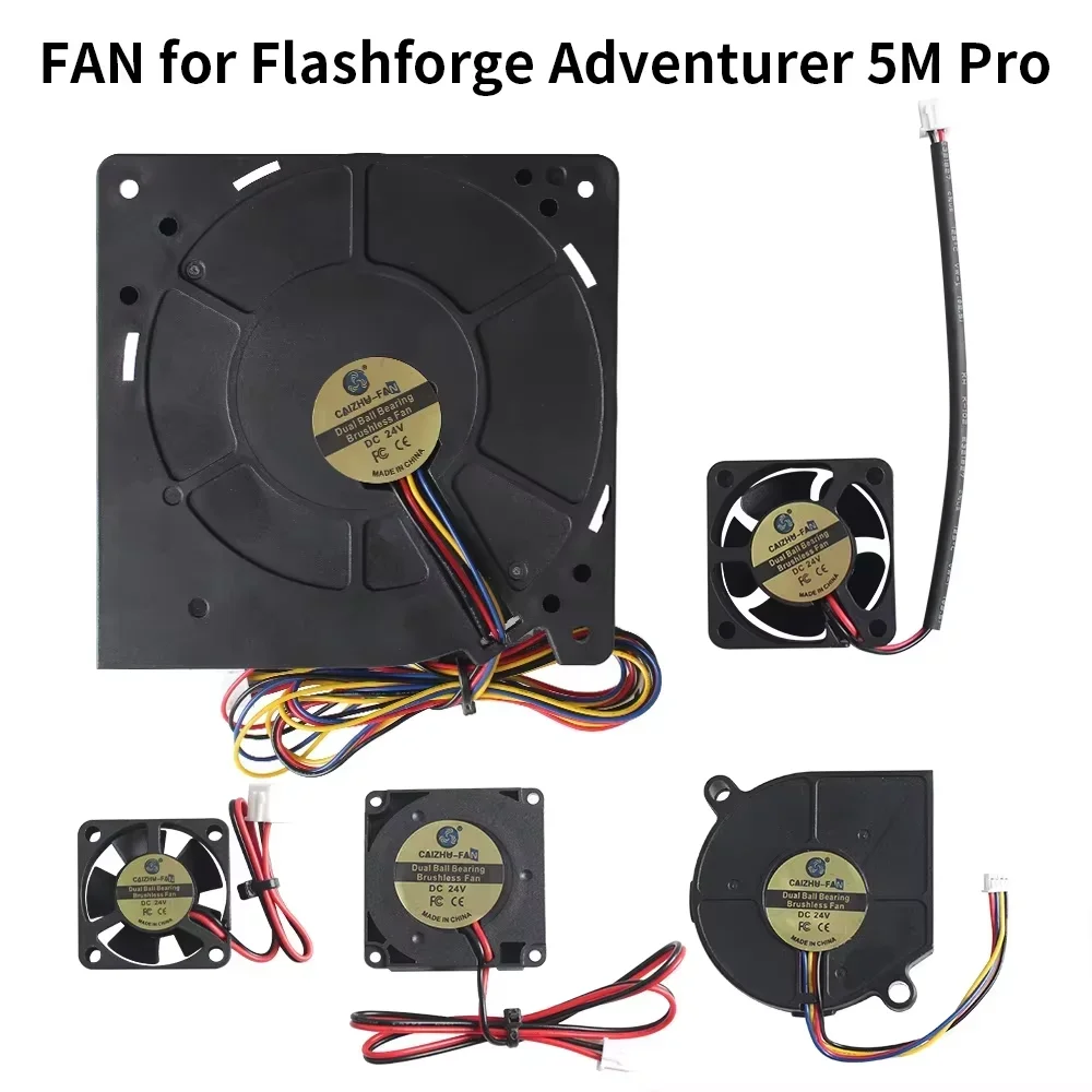 

Вентилятор 3010/4010/4020/5015/12032 для Flashforge Adventurer 5M Pro, экструдер, быстродействующий вентилятор для 5M Pro