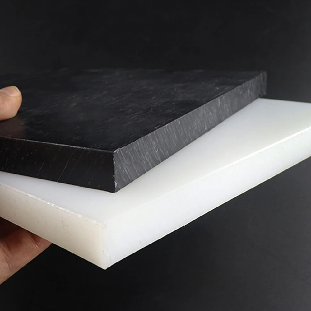 1pc 2mm 3mm 4mm Thick Black Pom Sheet White Polyoxymethylene Panel Delrin Plate Hard Plastic Board Polyformaldehyde Plate