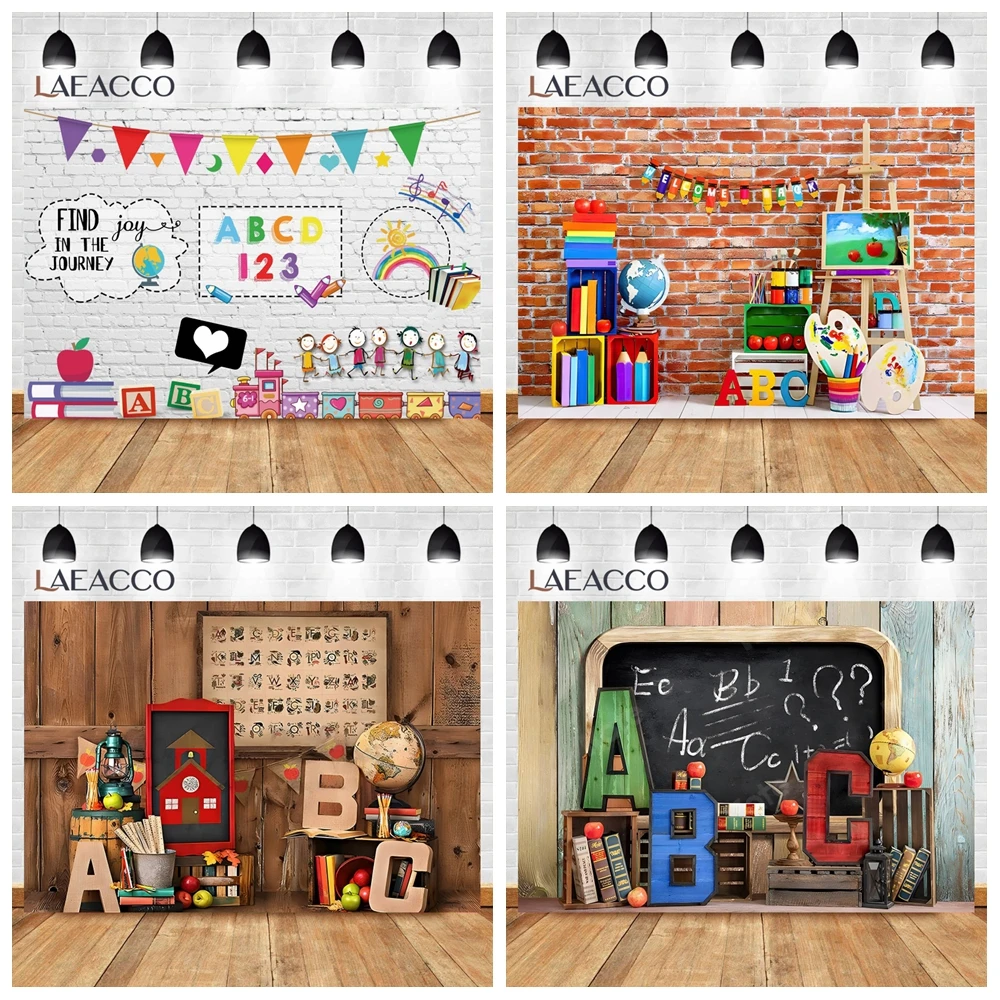 Back To School Backdrop Black Blackboard Pencil Graduation Children Baby Photography Background For Photo Studio Photocall