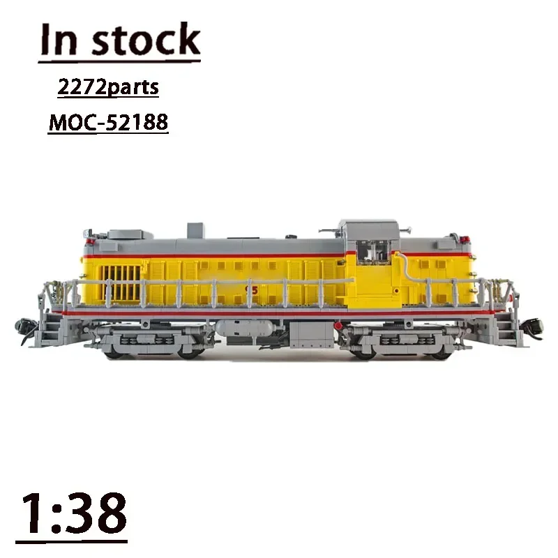 MOC-52188 United Pacific Aluminium RS-2 Train Assembly Splicing Building Block Model 2272 Parts Kids Adult Birthday Toy  Gift