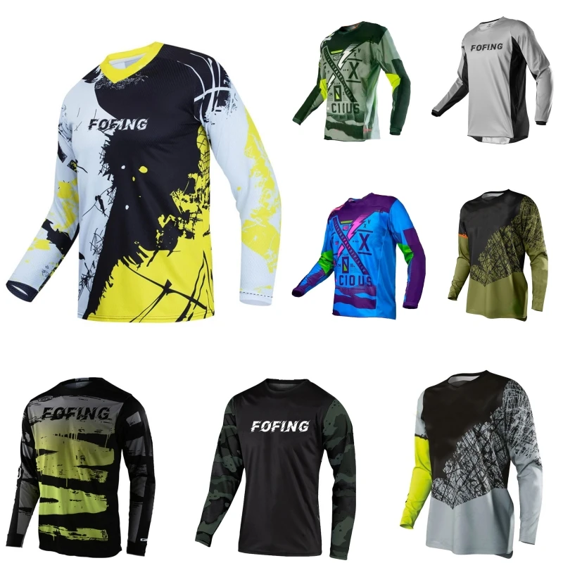 

2026 Motorcycle Jersey MTB BMX Mountain Bike Enduro Motocross Moto Cycling Jersey Accesorios Ropa Moto Motorcycle Shirt