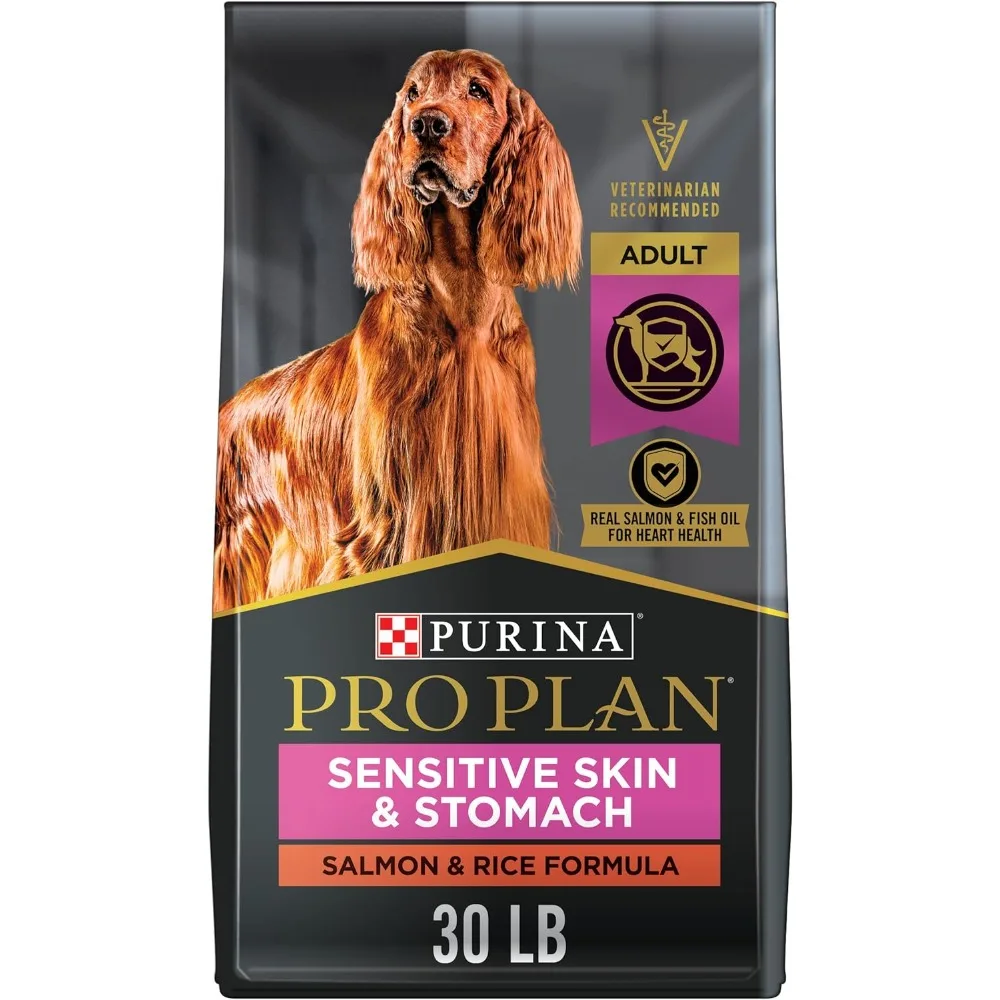 

Sensitive Skin and Stomach Dog Food Salmon and Rice Formula - 30 lb. Bag