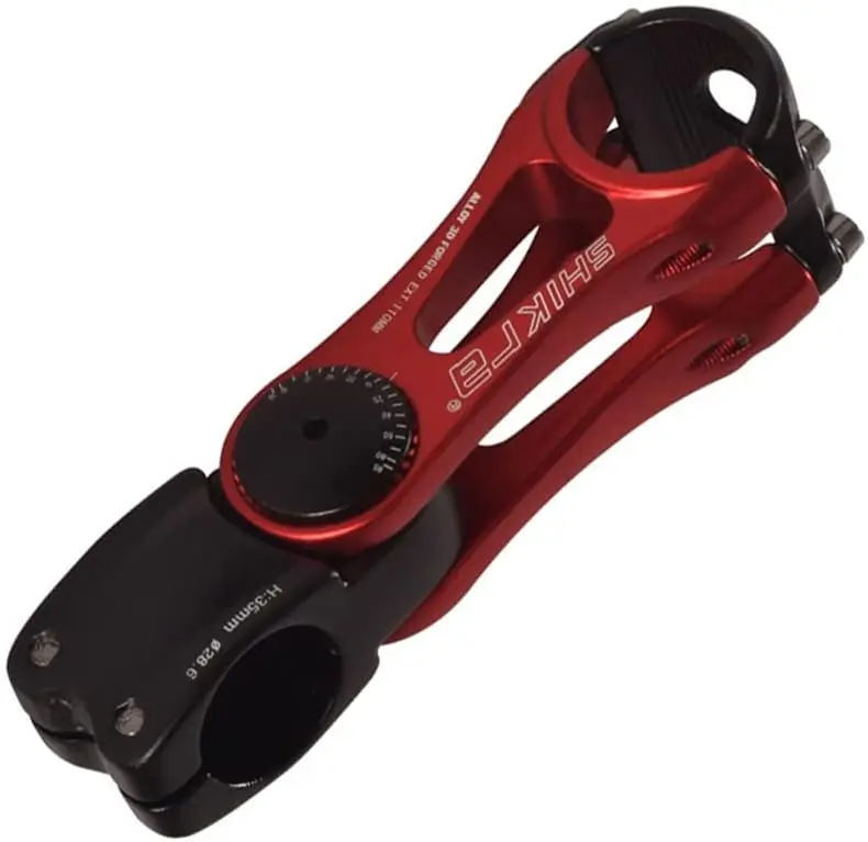 Bicycle Stem Mountain Bike Handlebar Height Adjuster Adjustable Angle Riser Bicycle Parts 31.8x90/110/145mm Adjustable Stem