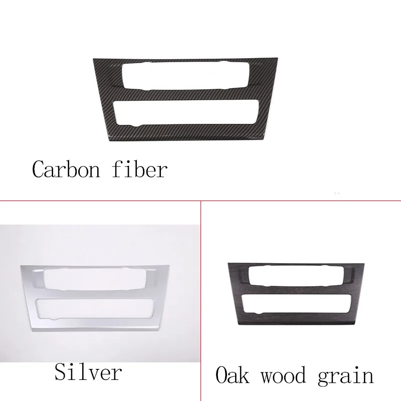 For BMW X3 X4 F25 F26 2011-2017 Car Central Control Air Conditioning Button CD Decoration Panel Trim Cover Interior Accessories