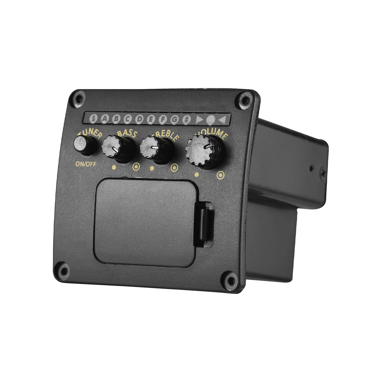 Professional Acoustic Guitar Pickup with Built-in Tuner EQ Equalizer Pickup With Piezo Pickup Musical Instrument Accessories
