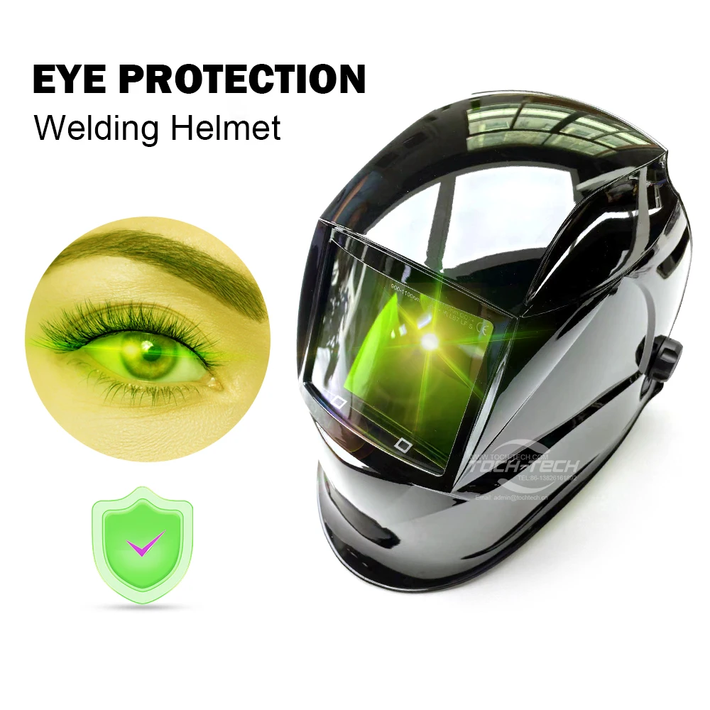 تصفية الطول الموجي بالليزر 900-1080nm قناع لحام ألياف الليزر خوذة لحام بالليزر