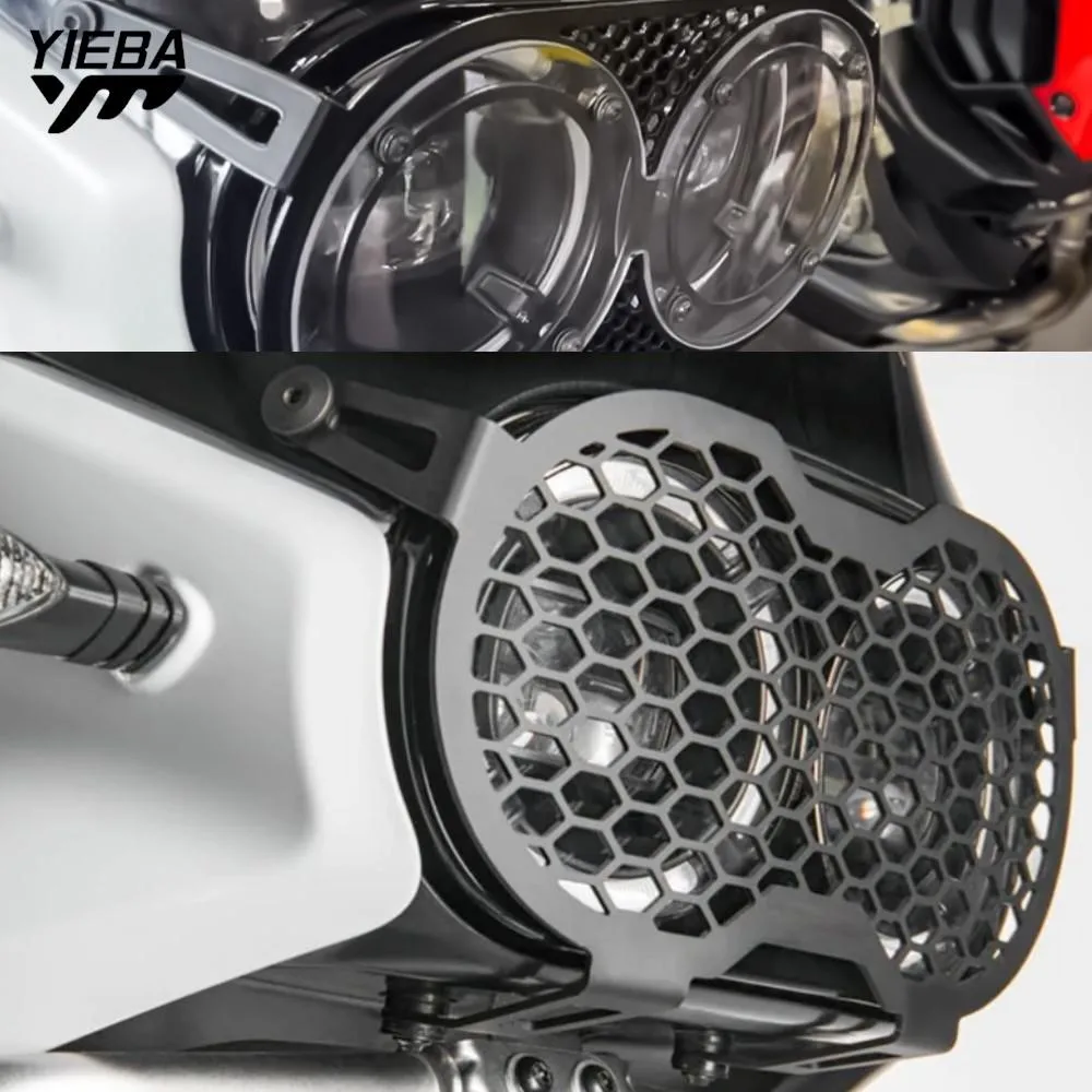 Desert X 2022 2023 Motorcycle Accessories Front Headlight Guard Protector Head Light Lamp Cover Protector New For Ducati DesertX