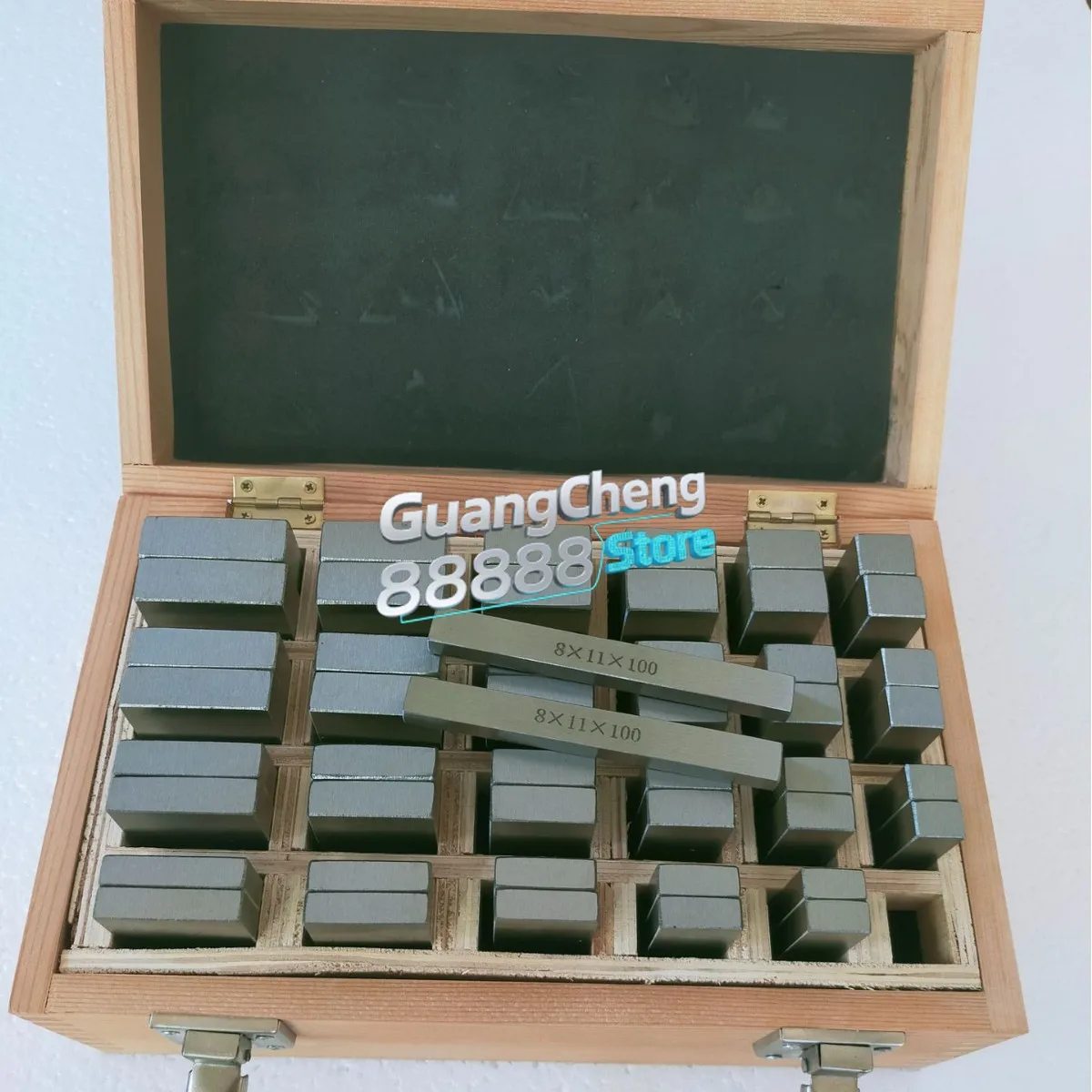 100mm long, 24 pairs, high-precision 48 pieces of parallel horns, quenched and hardened parallel horns