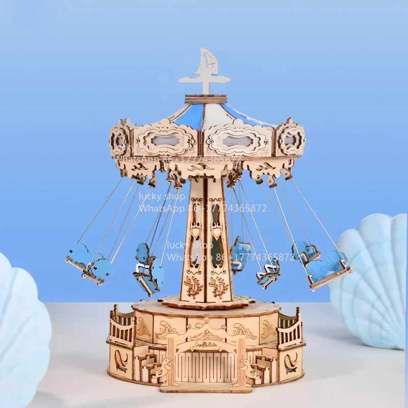 

Rotating Swing, Flying Chair, Miniature Model Kit Assembly, Friend's Birthday Gift