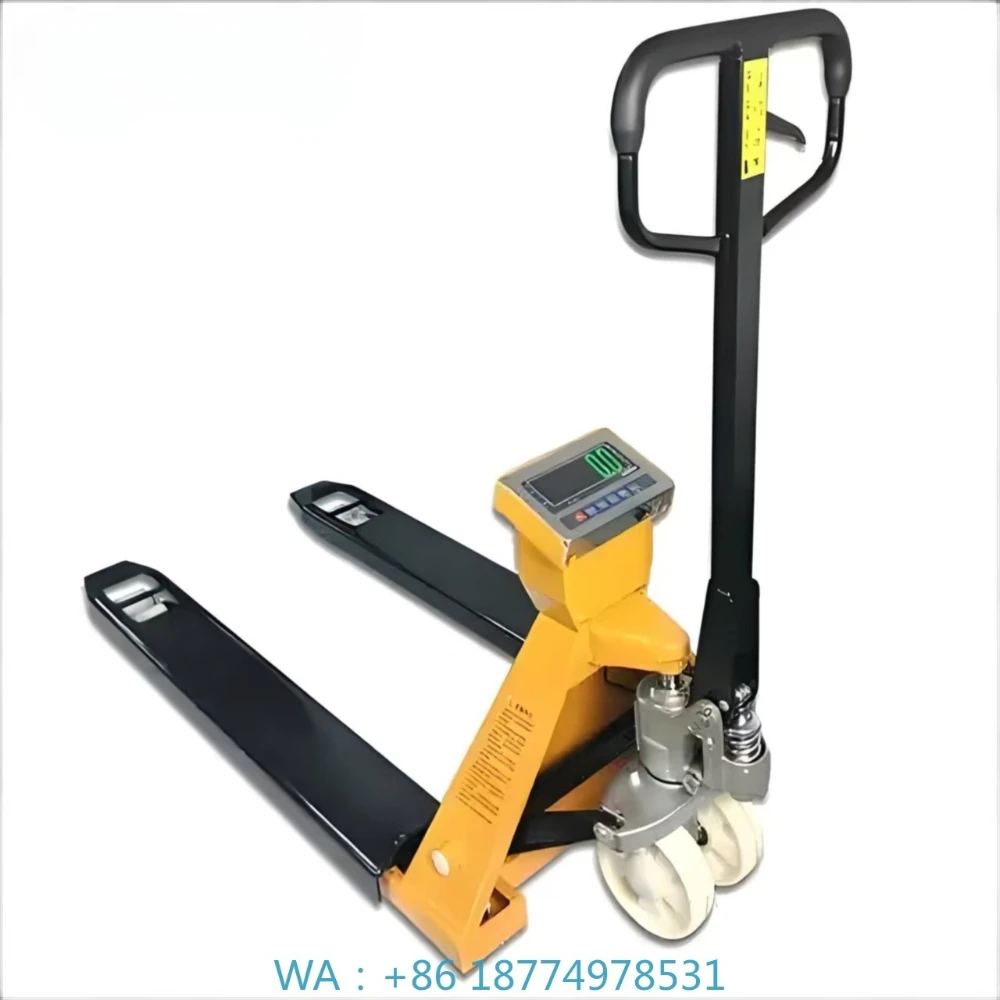 Manual Pallet Truck Weighing Function 2T/3T Capacity 0.5kg High-Precision Electronic Forklift Scale Electric Pallet Truck Scale