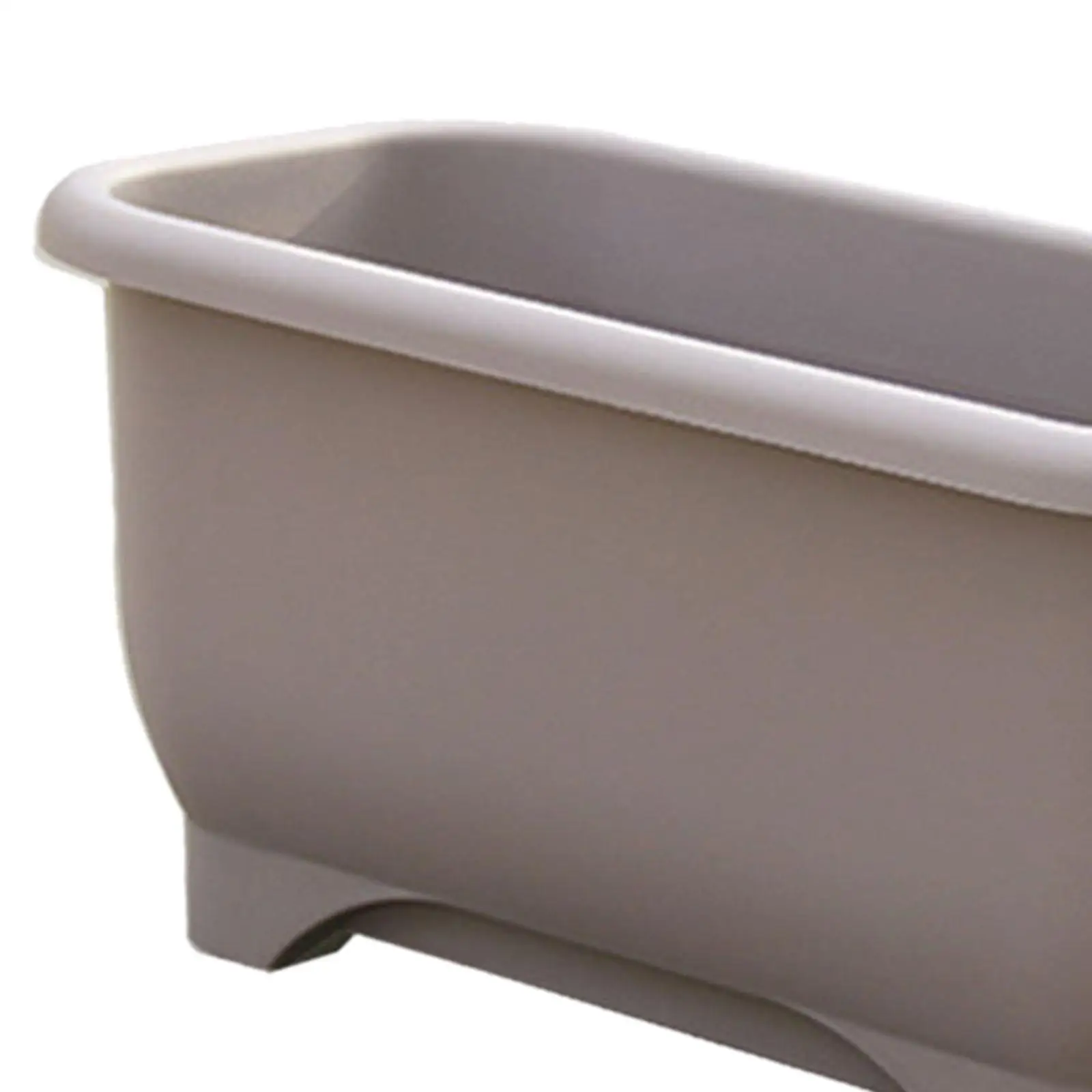 Panela retangular para varanda e casa, Strip er Pot, Portátil