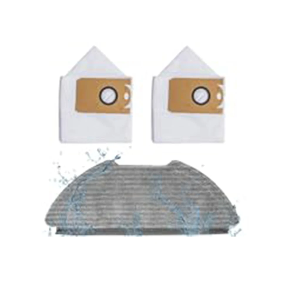 1 комплект тряпок для швабры, набор мешков для сбора пыли, легко отображаемый грязь и пыли для робота-пылесоса Airrobo GT21, инструмент для чистки