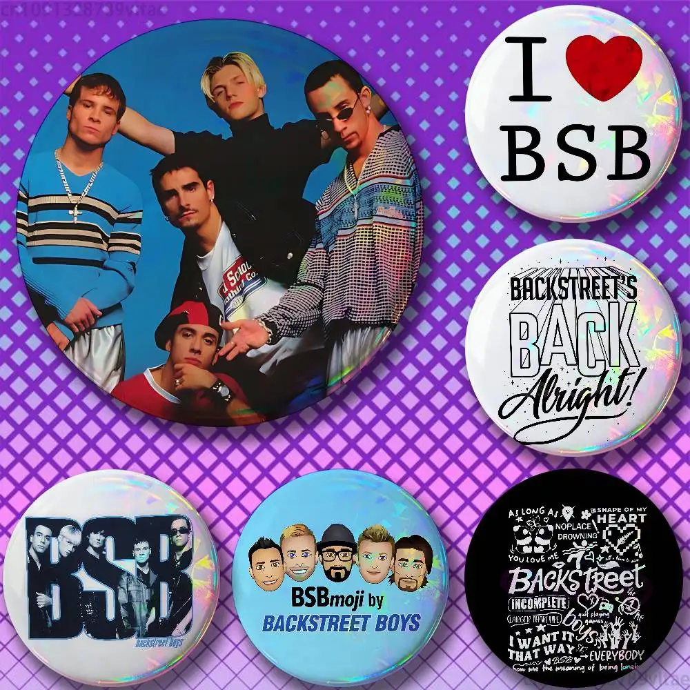 

B-Backstreet B-Boys BSB 32/44/58mm Handmade Pins Round Brooch Badge Backpacks Clothes Jewelry Gifts