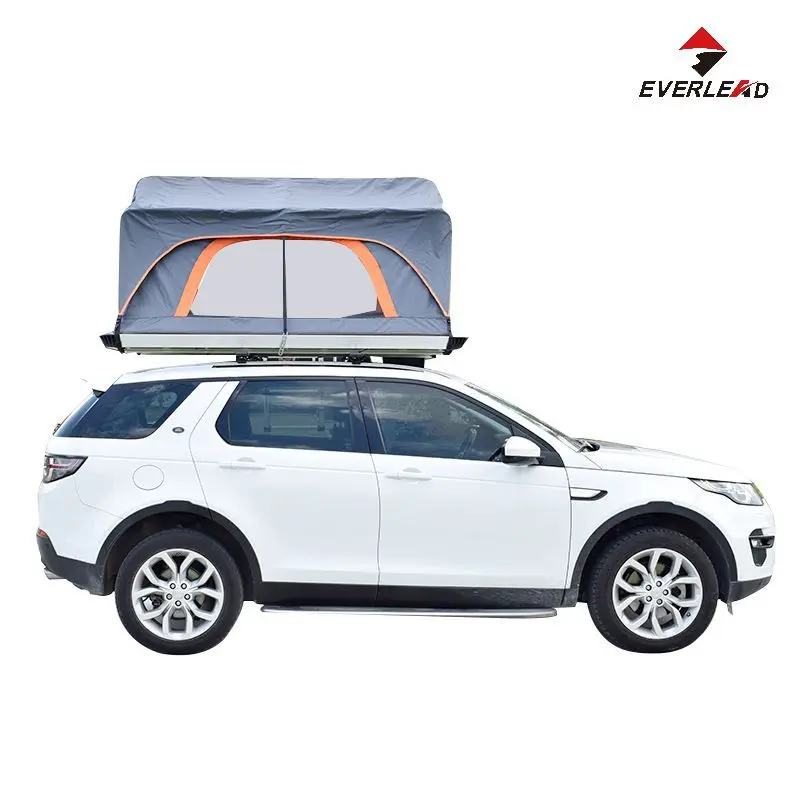 Self-driving Camping Aluminum Roof Tent Side Open hard shell Car Roof Tent DGSF