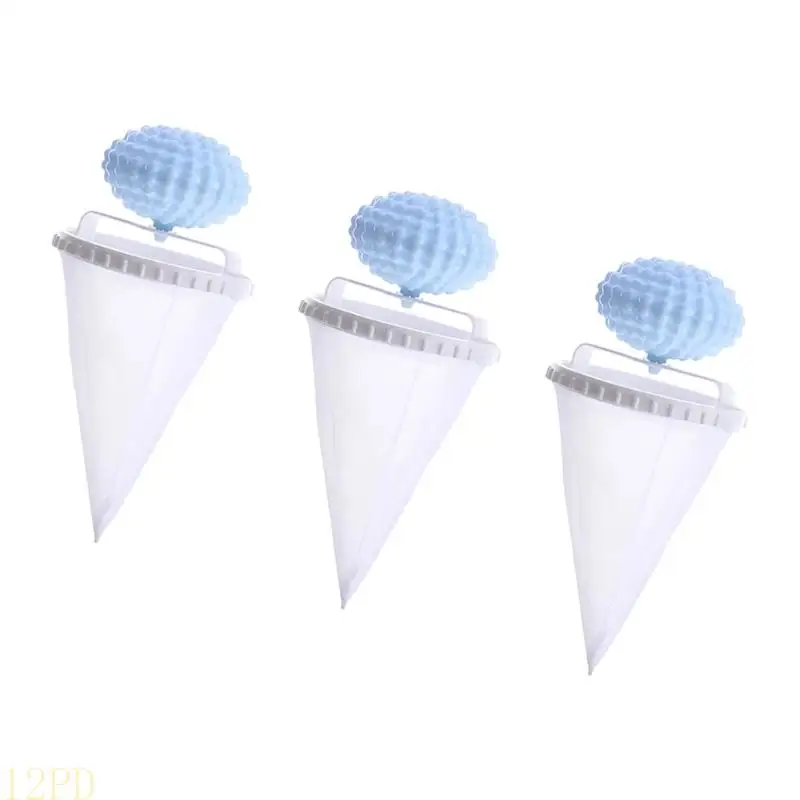 

12PD Комбинированный шаровой фильтр для стирки и сетчатый мешок для эффективного удаления шерсти домашних животных во всех