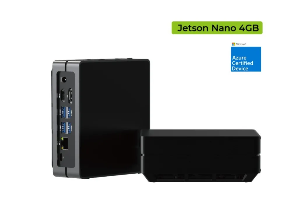 جهاز reComputer J1020- Edge AI مع وحدة Jetson Nano، وحافظة ألومنيوم، ونظام JetPack المثبت مسبقًا