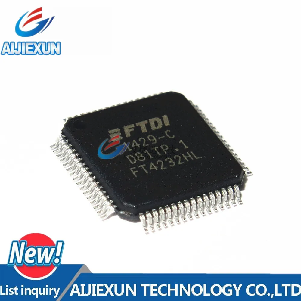 

2 шт. FT4232HL USB LQFP64 Quad высокоскоростная USB-многофункциональная микросхема UART/MPSSE в наличии 100% новая и оригинальная