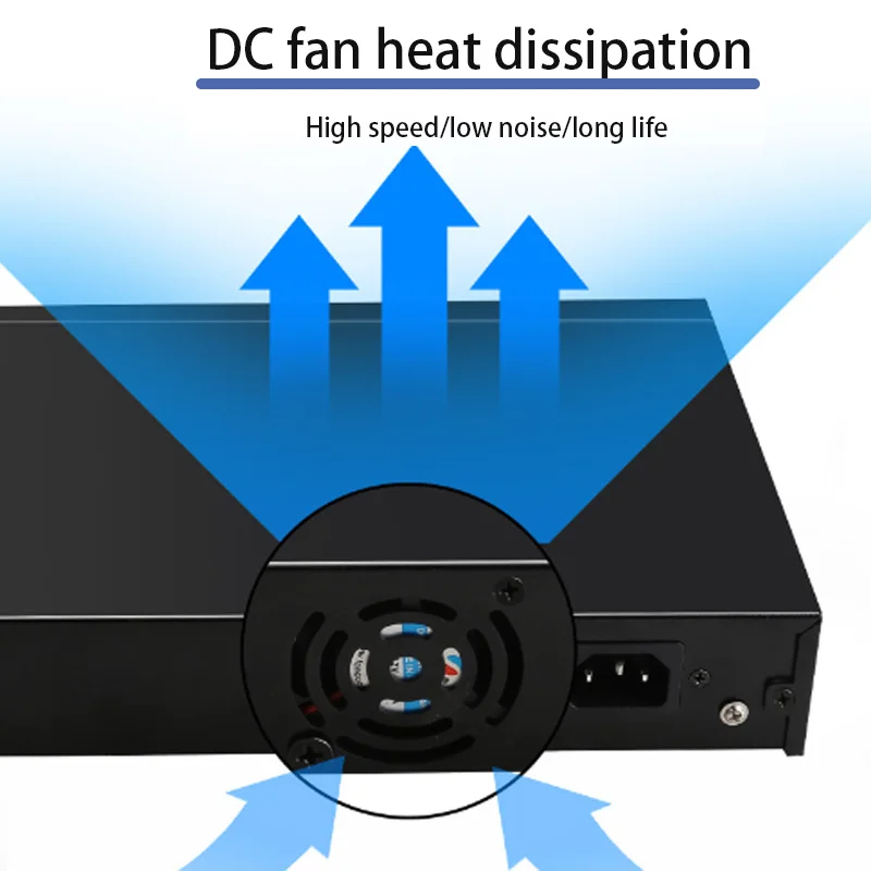 POE 스위치 기가비트 VLAN RJ-45 LAN 어댑터 분배기 확장기 게임 네트워크 스위치 인터넷 분배기 어댑터 고속 이더넷 RJ45 허브